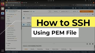 How to SSH Login using PEM File in AWS EC2 [upl. by Wordoow]