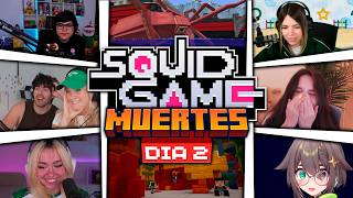 TODAS LAS MUERTES DEL DIA 2  SQUID CRAFT 3  KARMA PLUS [upl. by Yrehc]