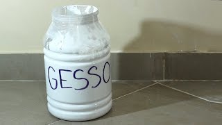 How to Make Gesso Simple  no PVA [upl. by Anot280]