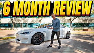 Tesla Model S Plaid My HONEST 6 Month Review [upl. by Ettenowtna]