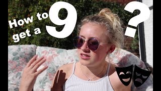 HOW I GOT A 9 IN DRAMA GCSE TIPS amp ADVICE [upl. by Caritta]