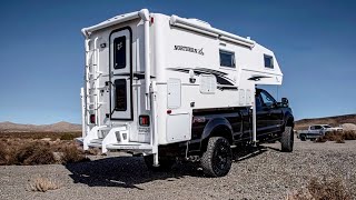 ULTIMATE FOUR SEASON CAMPER  2021 Northern Lite Truck Camper 4x4 Overland  FULL TOUR [upl. by Tallbott813]