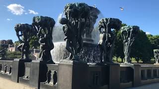 Frogner ParkVigelandsparken OSLO NORWAY [upl. by Noral963]