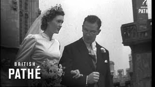 Lascelles Wedding 1949 [upl. by Refotsirk]