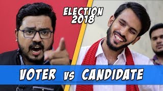 Voter vs Candidate  Comedy Skit  Sajid Ali feat Connect Kashan [upl. by Harikahs486]