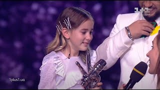 Daneliya Tuleshova  Winner announcement  The Voice Kids Ukraine  season 4 [upl. by Greenlee]