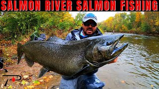 Salmon Fishing New Yorks World Famous Salmon River [upl. by Pinkerton]