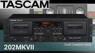 New TASCAM 202ᴍᴋVII cassette deck  Detailed review [upl. by Tania]