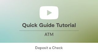 Deposit ATM Tutorial [upl. by Eidnyl]