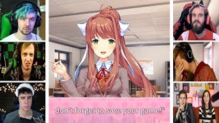 Lets Players Reaction To Monika Breaking the 4th Wall  Doki Doki Literature Club [upl. by Lisetta]