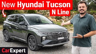 Hyundai Tucson N Line 2021 review The allnew sporty long wheelbase Hyundai SUV [upl. by Ardnasxela]