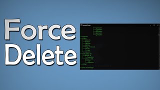 How To Force Delete File or Folder in Windows 10 Using CMD [upl. by Eatnoj]