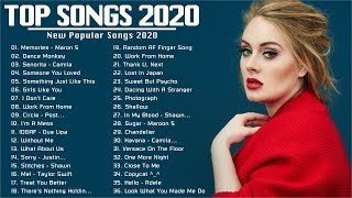 Top Songs 2020 💙 Top 40 Popular Songs Playlist 2020 💙 Best English Songs Collection 2020 [upl. by Atoel]