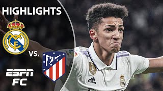 Real Madrid vs Atletico Madrid  LaLiga Highlights  ESPN FC [upl. by Noryd518]