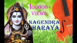 Nagendra Haraya trilochanaya with Lyrics and MeaningShiva Panchakshari Stotram [upl. by Initof]