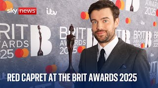 BRIT Awards 2025 red carpet live [upl. by Hartzke15]