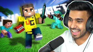 MINECRAFT SPEEDRUNNER VS HUNTERS [upl. by Mabel]