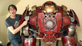 Iron Man Hulkbuster Cosplay 40  Finishing the Helmet amp Shoulders  James Bruton [upl. by Daughtry]