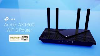 Archer AX1800 WiFi 6 Router Overview  TPLink [upl. by Ivy]