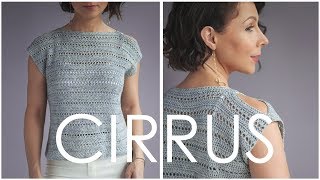 How to Crochet Easy Beginner Level Cirrus Tee  Tank Top Pattern [upl. by Sloan689]