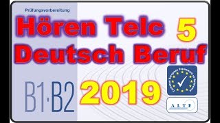 Modelltest B1B2 Beruf Hören Deutsch [upl. by Fotina]