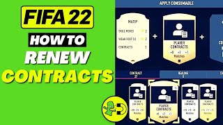 How to Renew Contracts in FIFA 22 Ultimate Team  Keep Your Top Players on the Pitch [upl. by Atnes]