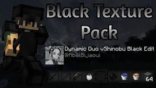 Minecraft PvP Texture Pack  Dynamic Duo vShinobu Black Edit 189 [upl. by Ihsir791]