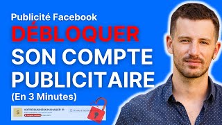 Pubs Facebook  Débloquer son compte publicitaire en 3 minutes 2023 [upl. by Aikemet]