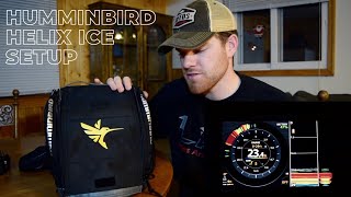 Humminbird Helix Ice Fishing Setup Settings and Tips [upl. by Ahsinehs]