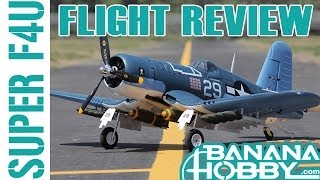 Super F4U Corsair BlitzRCWorks  Flight Review  Warbird amp Military [upl. by Jeffy835]