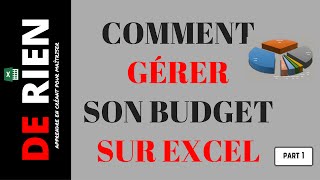 comment gérer un budget personnel sous excel part 1 [upl. by Seema]