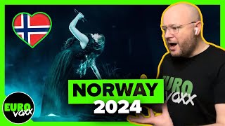 🇳🇴 NORWAY EUROVISION 2024 REACTION Gåte  Ulveham [upl. by Ecnaralc239]