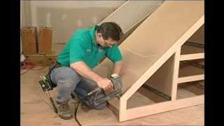 Building Storage Spaces Part 1 How to build storage space under your Stairs [upl. by Jasmine]