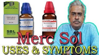 Merc Sol  Symptoms and Uses in Homeopathy by Dr PS Tiwari [upl. by Kingdon223]