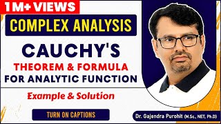 Cauchys Integral Formula For Analytic Function  Example amp Solution [upl. by Lusar]