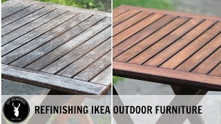 Refinishing Ikea outdoor furniture [upl. by Ligriv]