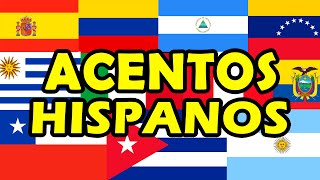 ¿CUÁNTOS ACENTOS HISPANOS PUEDES ADIVINAR ElBauldelConocimiento 🌎 [upl. by Hoopes982]