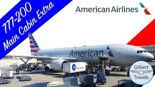 American Airlines Economy 777200 Main Cabin Extra Flight Review Miami to New York JFK [upl. by Nowad643]