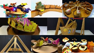 10 Amazing Amusement park Ride from Cardboard  Amusement park Rides [upl. by Vivica]