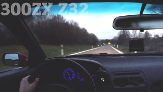 Nissan 300ZX Z32 Twin Turbo Autobahn Onboard [upl. by Haraf572]