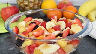 How To Make Fruit Salad [upl. by Ennaharas]