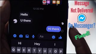 How to Fix Message Failed To Send iPhone FB Messenger Delivered Problem [upl. by Camile]