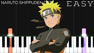 Naruto Shippuden OST  Despair  EASY Piano Tutorial [upl. by Aehsat]