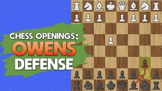 Owens Defense  Chess Openings [upl. by Johnette]