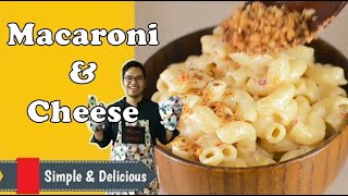 Resepi Macaroni amp Cheese Versi Khairulaming  Jom Masak [upl. by Tanney]