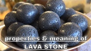 Lava Stone Meaning Benefits and Spiritual Properties [upl. by Franzoni]