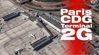 Paris CDG Airport Terminal 2G  Departure amp Arrival [upl. by Suilenrac]