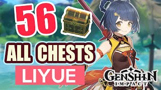 ALL CHESTS IN LIYUE  Stone Gate Bishui Plain  GUIDE 1 【 Genshin Impact 】 [upl. by Worthy]