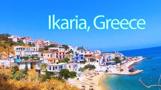 Ikaria Greece  Armenistis  Samos Beach  Cavos bay Resort  Faros Beach  Sights amp Sounds [upl. by Hna759]