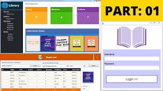 Java Library Management System Project In Netbeans With MySQL  Part 01 [upl. by Sib]